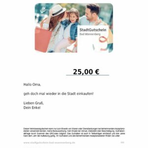 Gutschein zum Download (Standardmotiv)